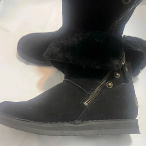 Cloud Nine Sheepskin Suede Leather Boots Style Trixie